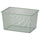TROFAST - Mesh storage box, light green-grey, 42x30x23 cm