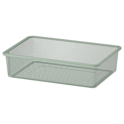 TROFAST - Mesh storage box, light green-grey, 42x30x10 cm - best price from Maltashopper.com 90518574