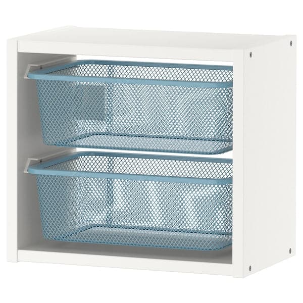 Ikea TROFAST - Wall element, white/grey-blue, 34x21x30 cm