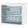 TROFAST - Wall element, white/grey-blue, 34x21x30 cm
