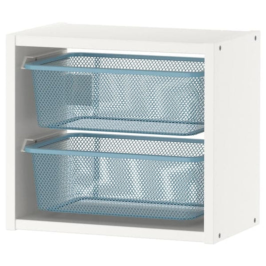 Ikea TROFAST - Wall element, white/grey-blue, 34x21x30 cm