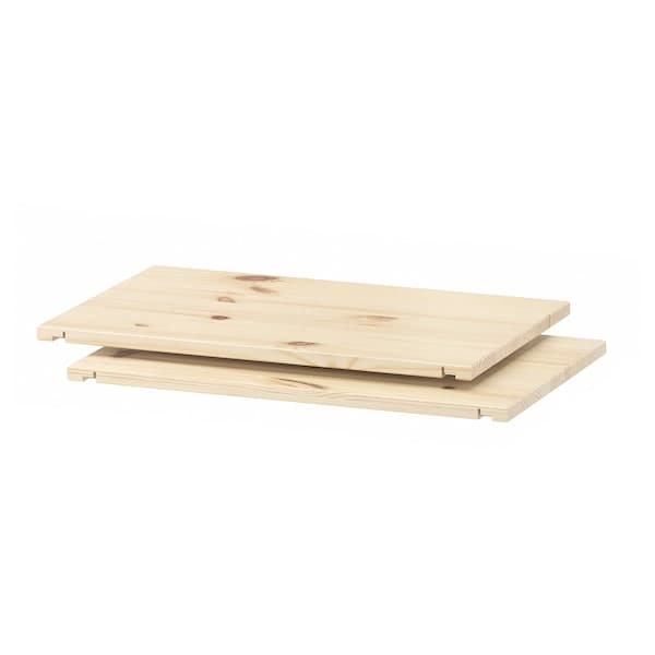 TROFAST - Shelf, light white stained pine, 30 cm