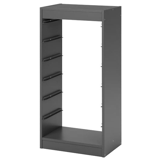 Ikea TROFAST - Frame, grey, 46x30x94 cm
