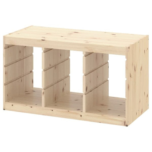 Ikea TROFAST - Frame, light white stained pine, 93x52 cm