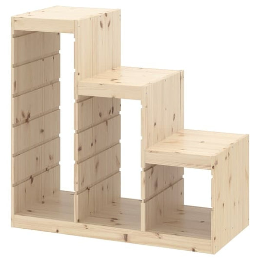 Ikea TROFAST - Frame, light white stained pine, 94x44x91 cm