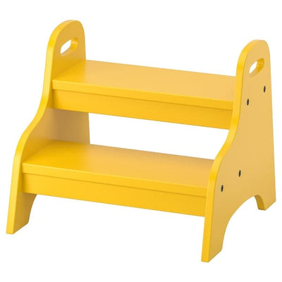 TROGEN - Children's step stool, yellow, 40x38x33 cm - best price from Maltashopper.com 80371520