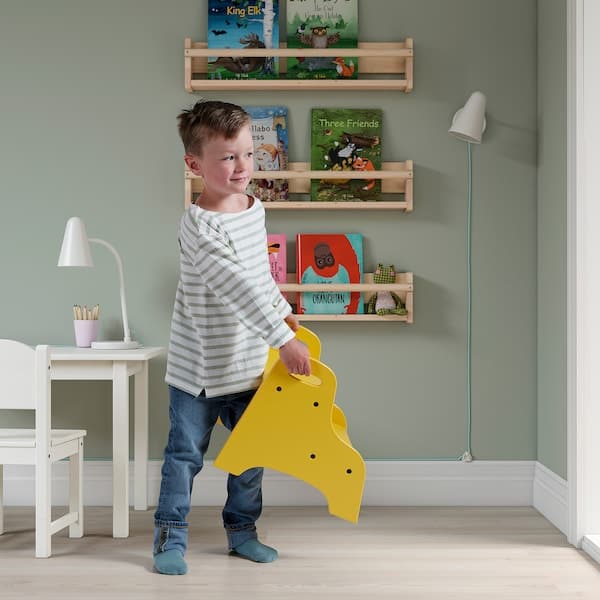 Ikea TROGEN - Children's step stool, yellow, 40x38x33 cm
