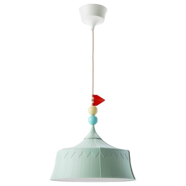TROLLBO - Pendant lamp, light green - best price from Maltashopper.com 80346875