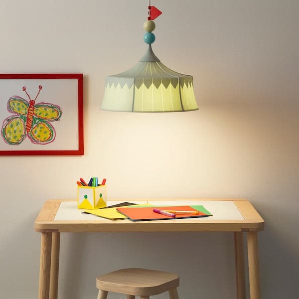TROLLBO - Pendant lamp, light green - best price from Maltashopper.com 80346875