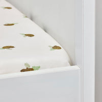 TROLLDOM Sheet with corners for cot - porcupine/white pattern 60x120 cm , 60x120 cm - best price from Maltashopper.com 20514386