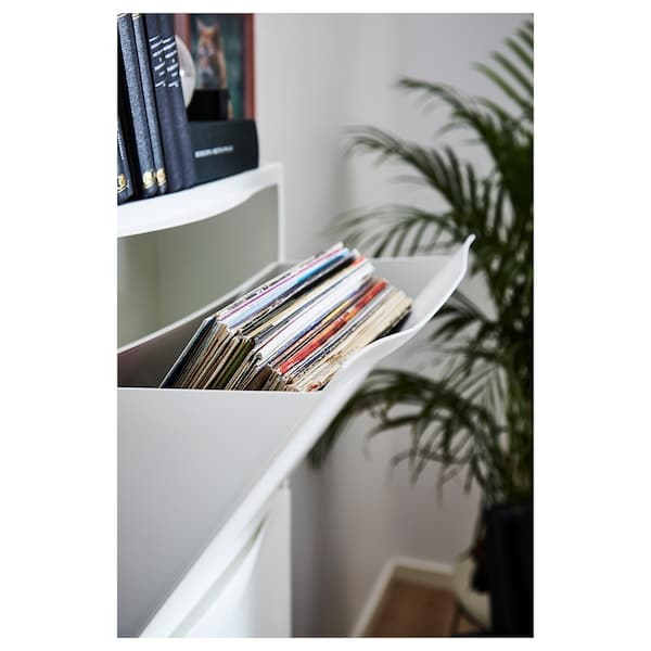 Ikea TRONES - Shoe cabinet/storage, white, 52x18x39 cm