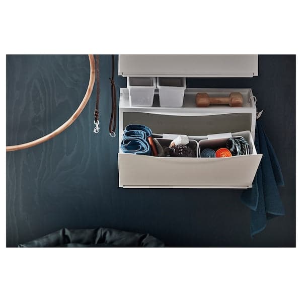 TRONES - Shoe cabinet/storage, white, 52x18x39 cm - best price from Maltashopper.com 00397307