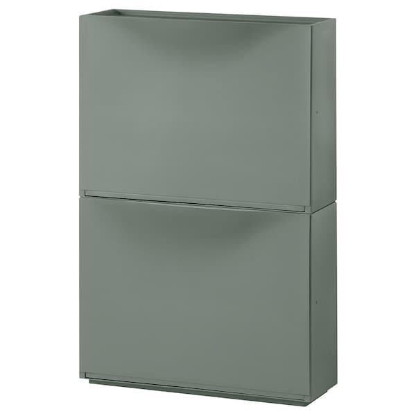 TRONES - Shoe cabinet/storage, grey-green