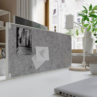 TROTTEN - Noticeboard, white, 76x33 cm - best price from Maltashopper.com 90474768