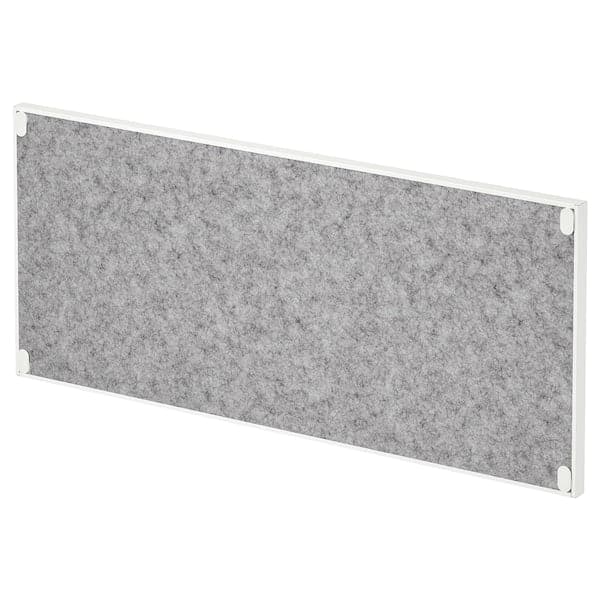 TROTTEN - Noticeboard, white, 76x33 cm