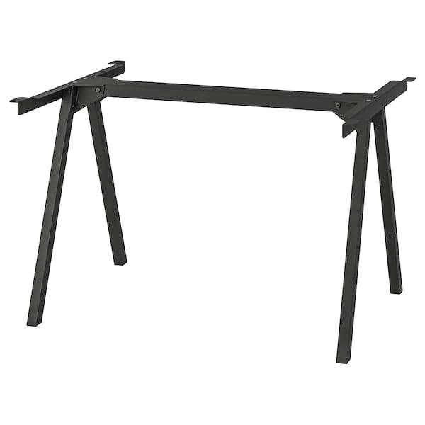 Ikea TROTTEN - Underframe for table top, anthracite, 120x70x75 cm