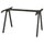 TROTTEN - TROTTEN Underframe for table top, anthracite, 140/160 cm