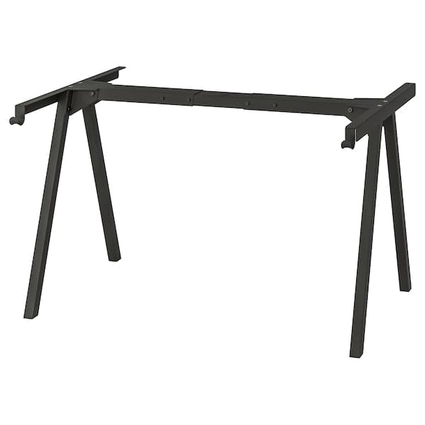 Ikea TROTTEN - Underframe for table top, anthracite, 140/160 cm