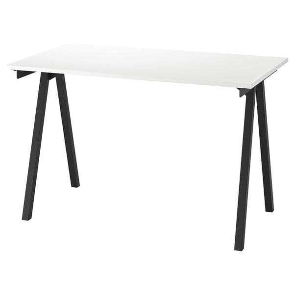 Ikea TROTTEN - Underframe for table top, anthracite, 120x70x75 cm