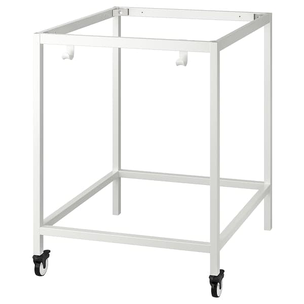 Ikea TROTTEN - Underframe for table top, white, 80x80x100 cm