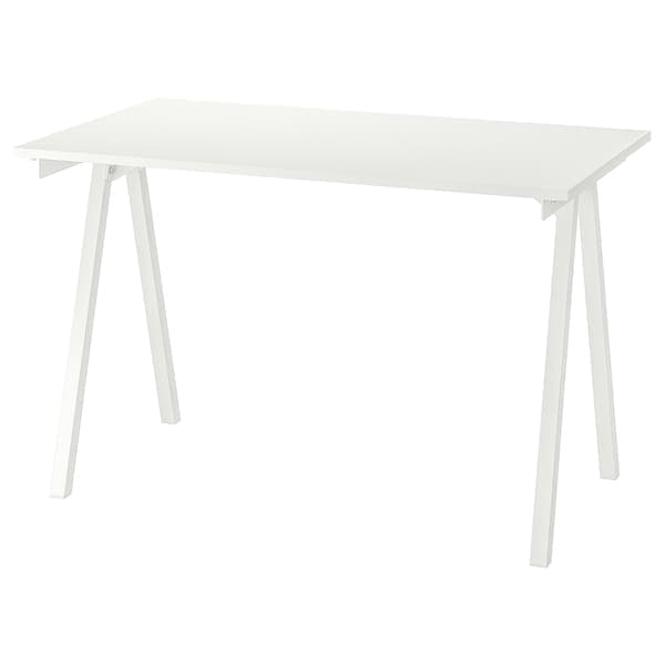 TROTTEN - Underframe for table top, white, 120x70x75 cm - best price from Maltashopper.com 40474756