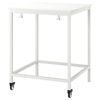 TROTTEN - Underframe for table top, white, 80x80x100 cm - best price from Maltashopper.com 70487187