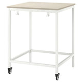 TROTTEN underframe for table top, white, 80x80x100 cm