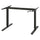 TROTTEN - TROTTEN Underframe sit/stand f table top, anthracite, 120/160 cm