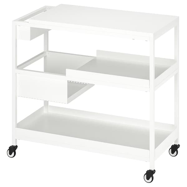 TROTTEN - Trolley, white, 80x40 cm