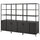 TROTTEN - TROTTEN Cabinet combination, anthracite, 240x180 cm