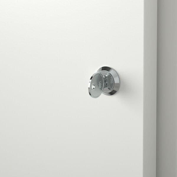 Ikea TROTTEN - Cabinet combination, white, 240x180 cm