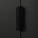 TROTTEN cabinet with doors, anthracite, 70x35x110 cm