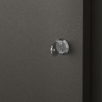 TROTTEN - Cabinet with sliding doors, anthracite, 80x55x75 cm - best price from Maltashopper.com 00474838