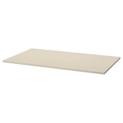TROTTEN - Table top, beige, 120x70 cm