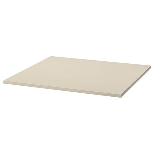 TROTTEN - Table top, beige, 80x80 cm