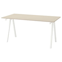 TROTTEN - Table top, beige, 160x80 cm - best price from Maltashopper.com 10474847