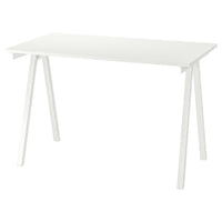 TROTTEN desk, white, 120x70 cm