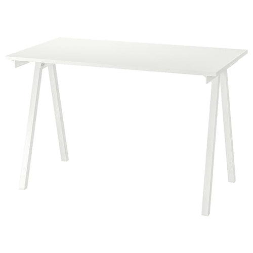 TROTTEN - Desk, white, 120x70 cm