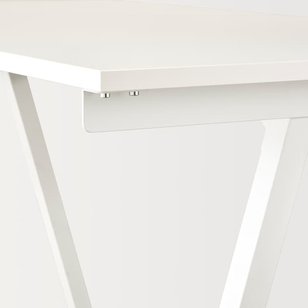 Ikea TROTTEN - Desk, white, 120x70 cm