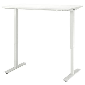 Ikea TROTTEN - Desk sit/stand, white, 120x70 cm