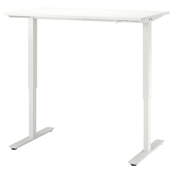 Ikea TROTTEN - Desk sit/stand, white, 120x70 cm