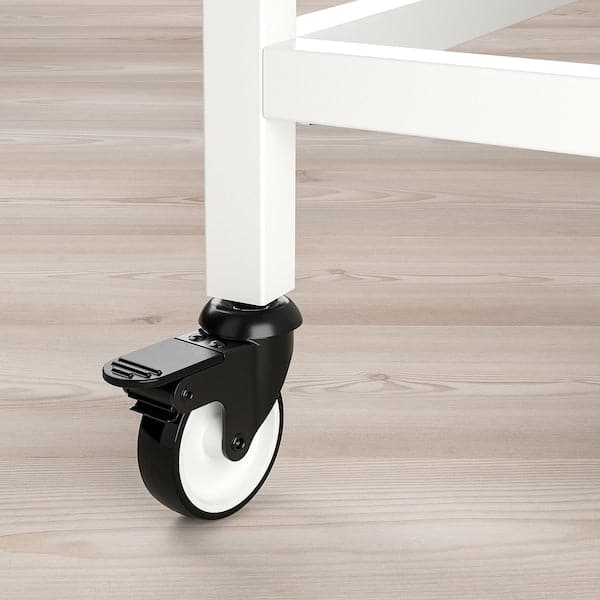 TROTTEN - Table, beige/white, 80x80 cm - best price from Maltashopper.com 89436975