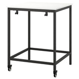TROTTEN table, white/anthracite, 80x80 cm