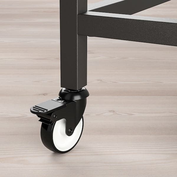 Ikea TROTTEN - Table, white/anthracite, 80x80 cm