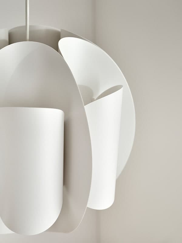 TRUBBNATE / HEMMA - Pendant lamp, white