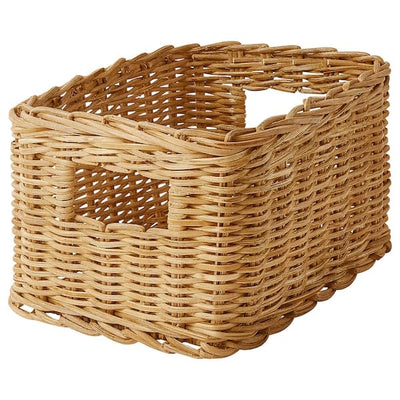 TRUMMIS - Basket, handmade rattan, 18x25x14 cm - best price from Maltashopper.com 20500817