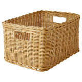 TRUMMIS basket, handmade rattan, 25x35x20 cm