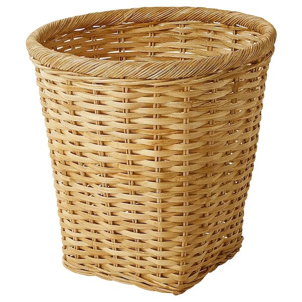 Ikea TRUMMIS - Wastepaper basket, handmade rattan