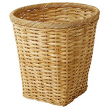 TRUMMIS wastepaper basket, handmade rattan, 29x28x29 cm