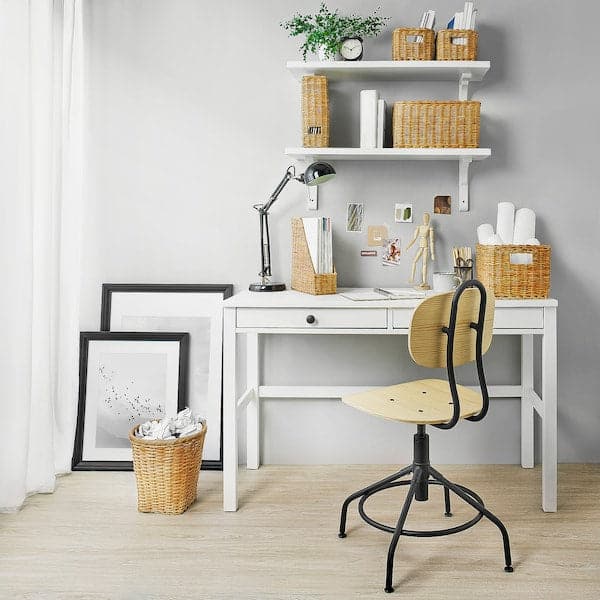 Ikea TRUMMIS - Wastepaper basket, handmade rattan